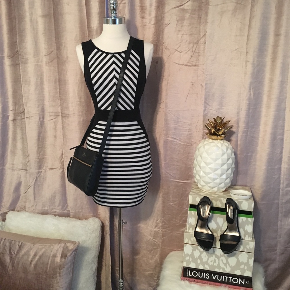Stripe Bodycon Dress